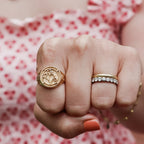 Vintage 14k Leo Ring Sz 8.75 - Jewelry by Carlyle Avenue