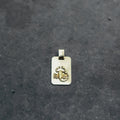 14k Scorpio Rectangular Pendant - Jewelry by Carlyle Avenue