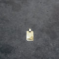 14k Virgo Rectangular Pendant - Jewelry by Carlyle Avenue