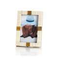 Maha Bone w/ Brass Trim Photo Frame - Picture Frames by Carlyle Avenue