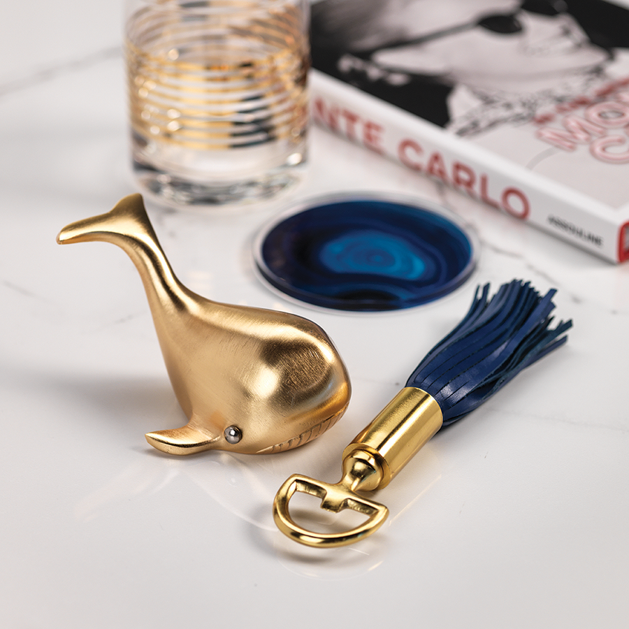 Royal Leather Tassel Bottle Opener, Set of 2 - Barware by Carlyle Avenue