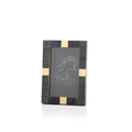 Maha Black Bone w/ Brass Trim Photo Frame - Picture Frames by Carlyle Avenue