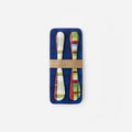 Plaid Spreader on Backer Card, Set of 2