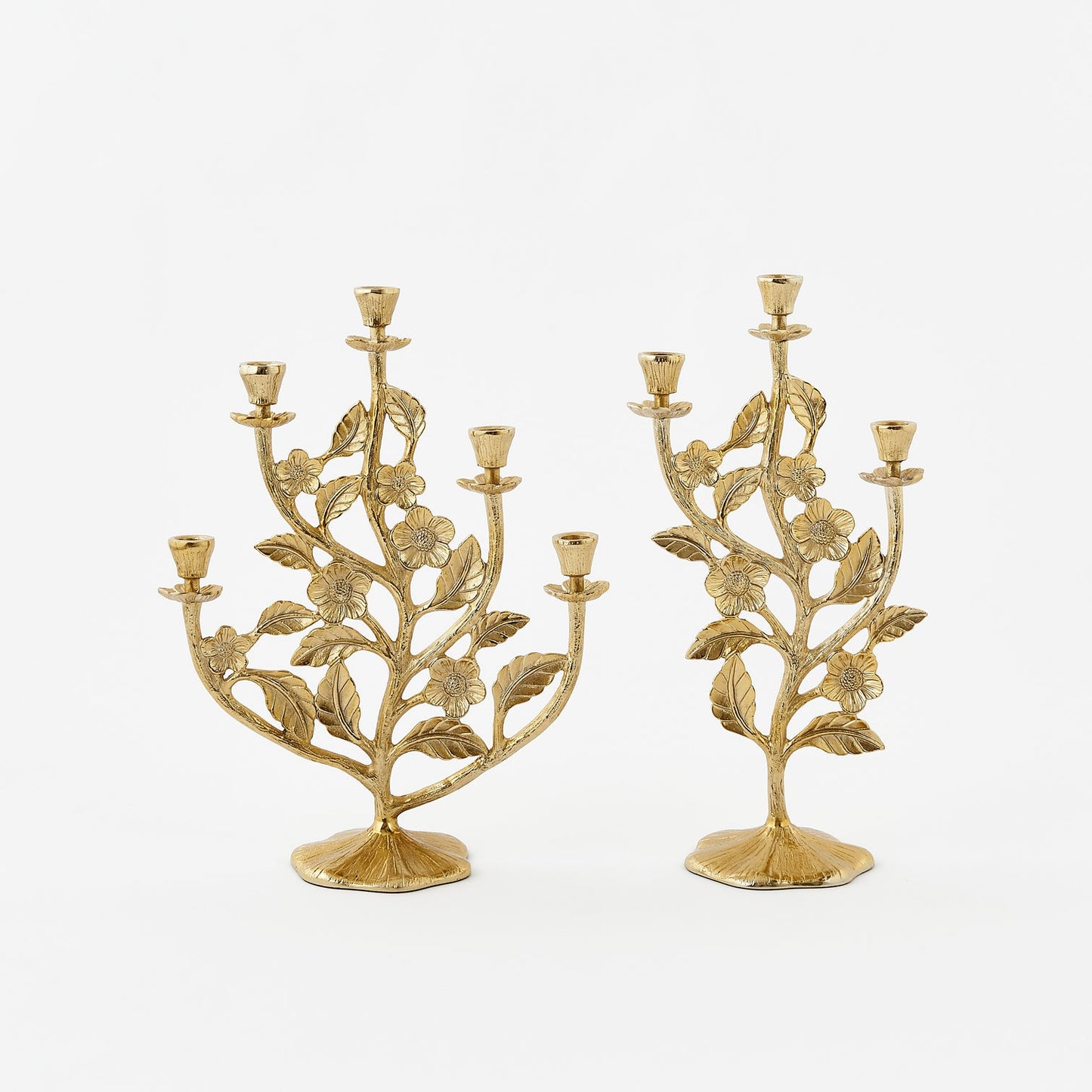 Floral Candelabra - Set of 2