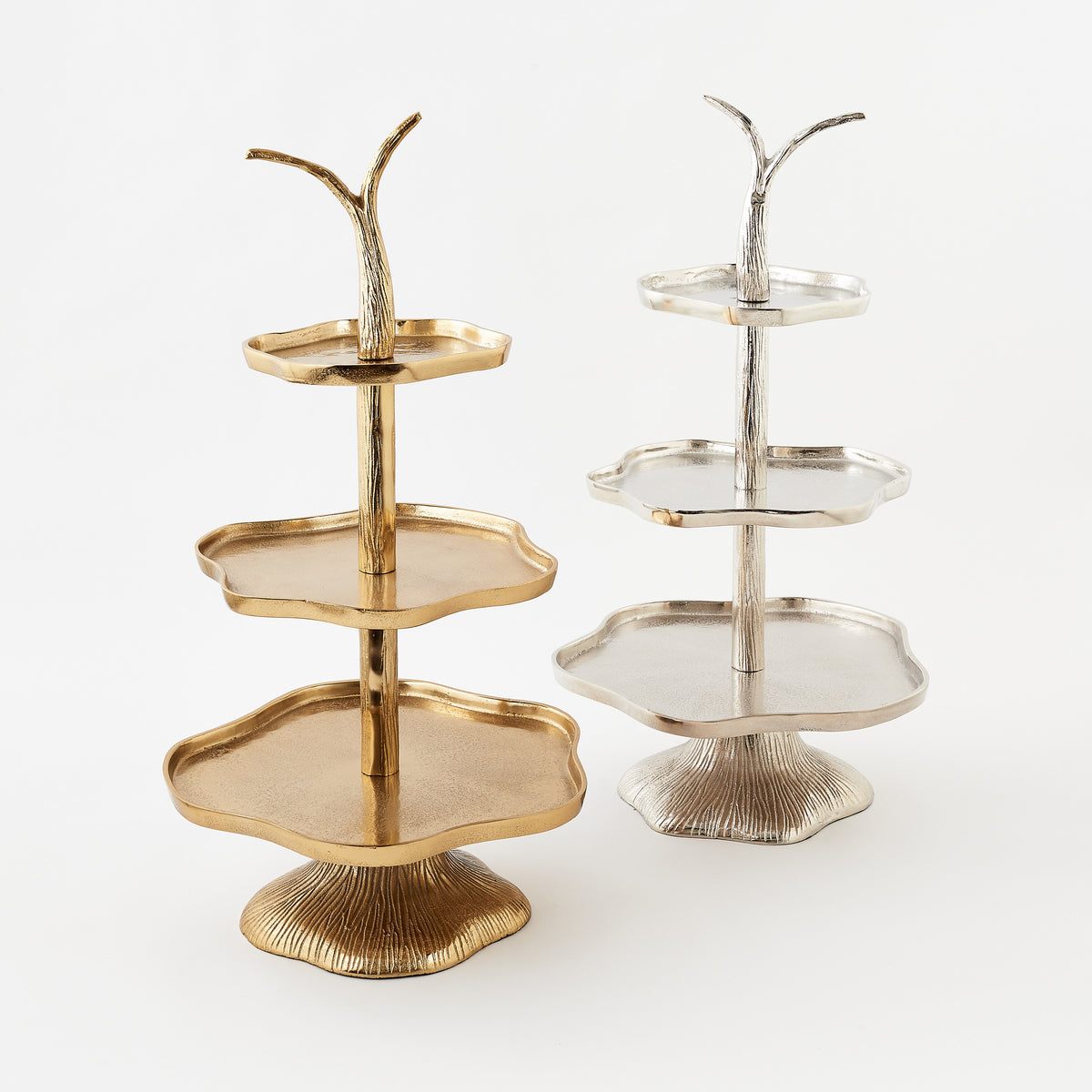 Three-Tier Stand, Set of 2 Assorted Colors