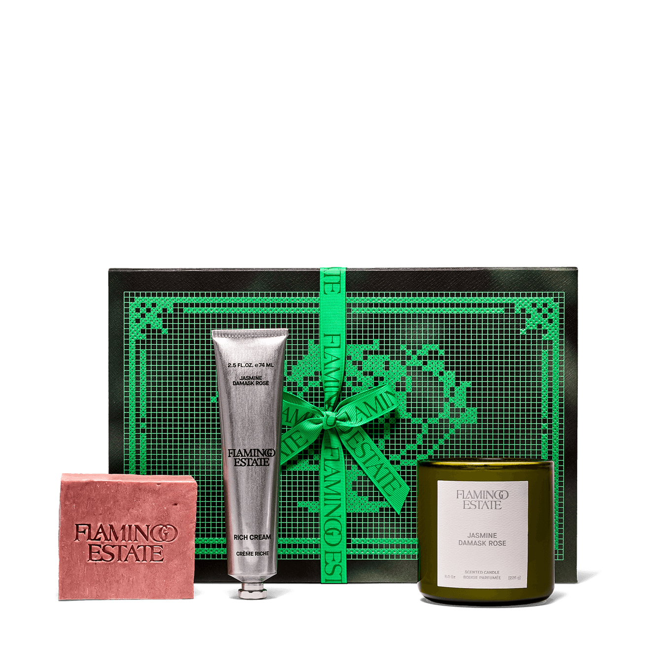 Jasmine Damask Rose Trio