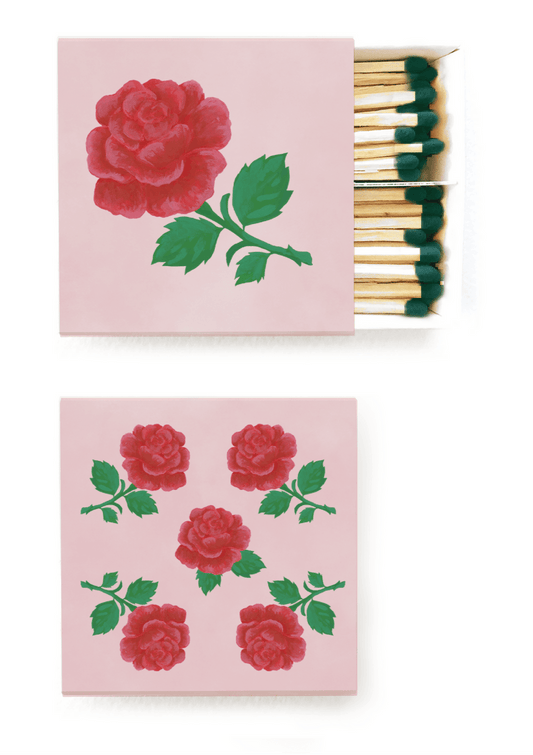 ROSE MATCHBOX - Matches by Carlyle Avenue