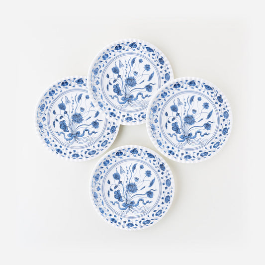 Botanical 'Paper' Plate - Set of 4