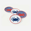 Crab "Paper" Plate - Set of 4 Assorted