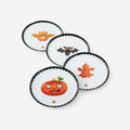 Mary Engelbreit "Handmade" Halloween Plate, Set of 4 Assorted