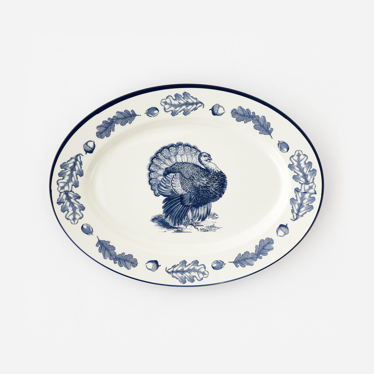 Turkey "Enamel" Oval Platter