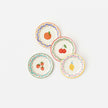 Terrazzo "Enamel" Fruit Plate, Set of 4
