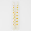 Gold Swirl Taper candles - Candles by Carlyle Avenue