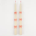 Pink Bow Taper Candles - Candles by Carlyle Avenue