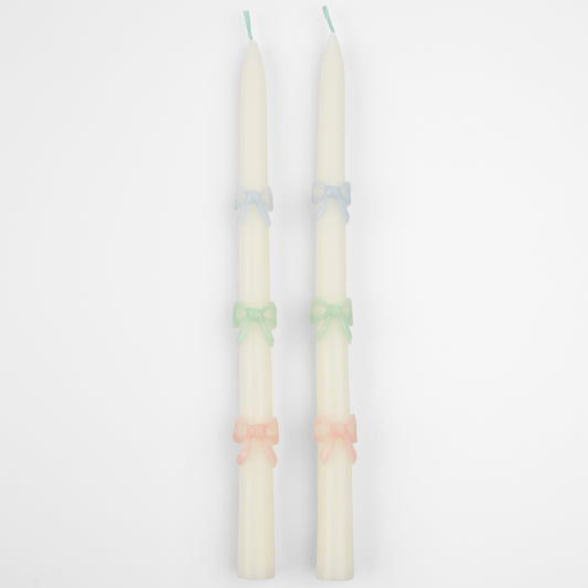 Multi Bow Taper Candles - Candles by Carlyle Avenue