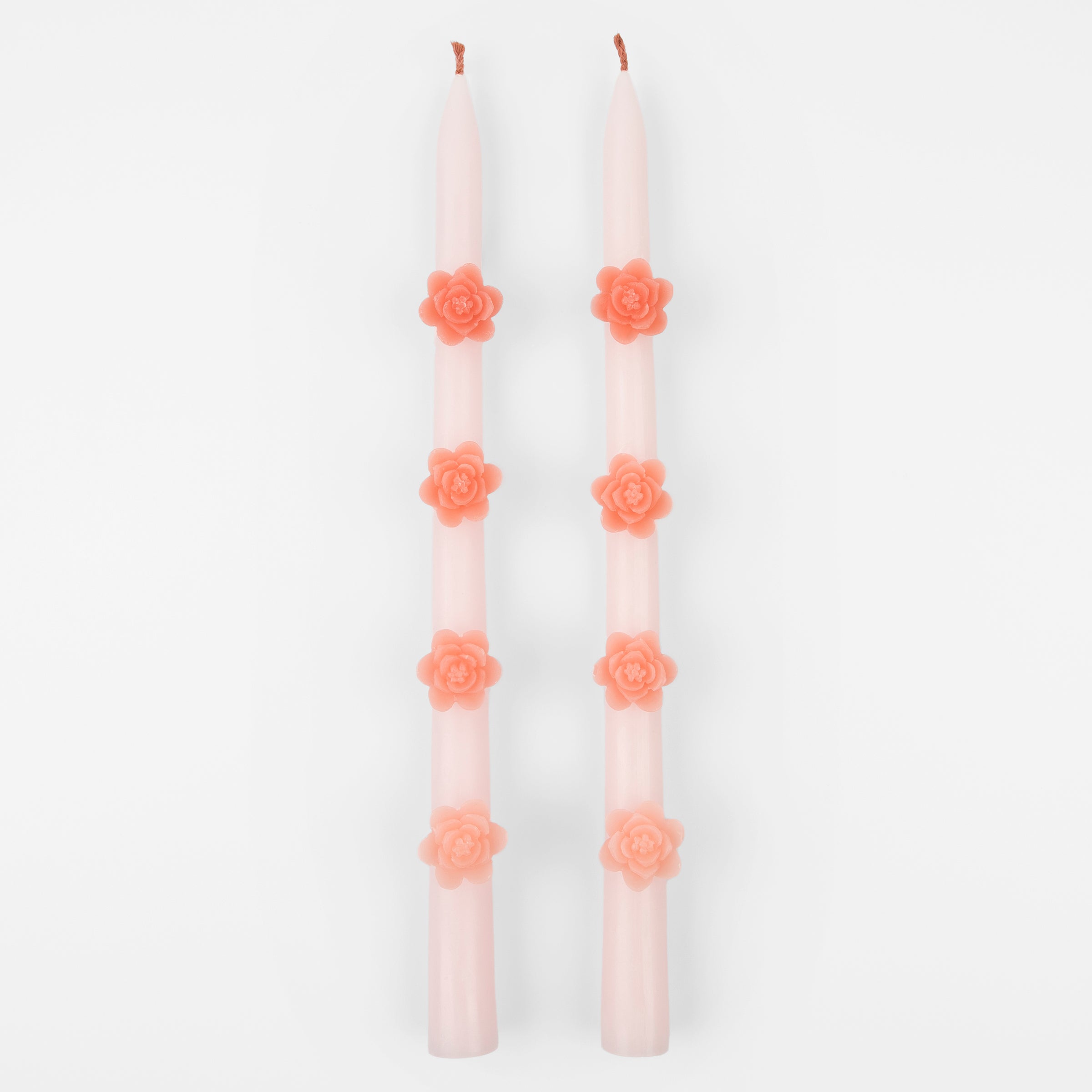 Pink Flower Taper Candles - Candles by Carlyle Avenue