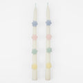 Pastel Flower Taper Candles - Candles by Carlyle Avenue