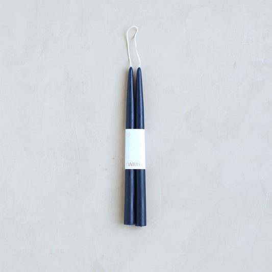 Pair of Taper Candles - Midnight - Candles by Carlyle Avenue