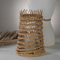 Puglia Seagrass Braided Hurricane - Lantern by Carlyle Avenue