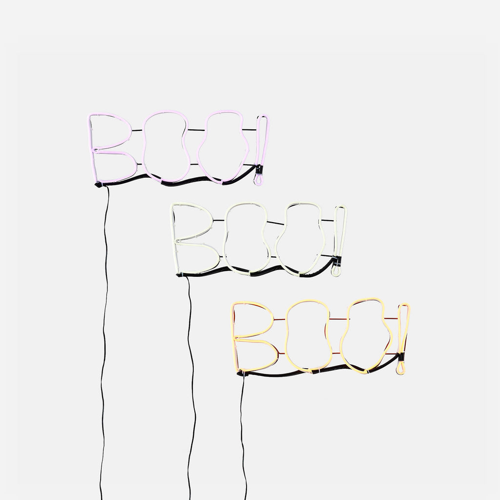 BOO LED Sign, Set of 3 Assorted