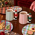 Mug with Nutcracker Handle, Set of 2 Assorted