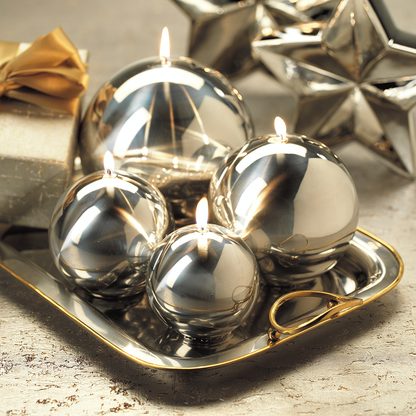 Titanium Ball Candle - Gold