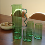 L'Avenue Glassware - Fern Green - Drinkware by Carlyle Avenue