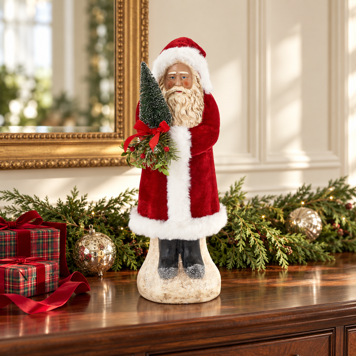 Red Velvet Belsnickel Santa