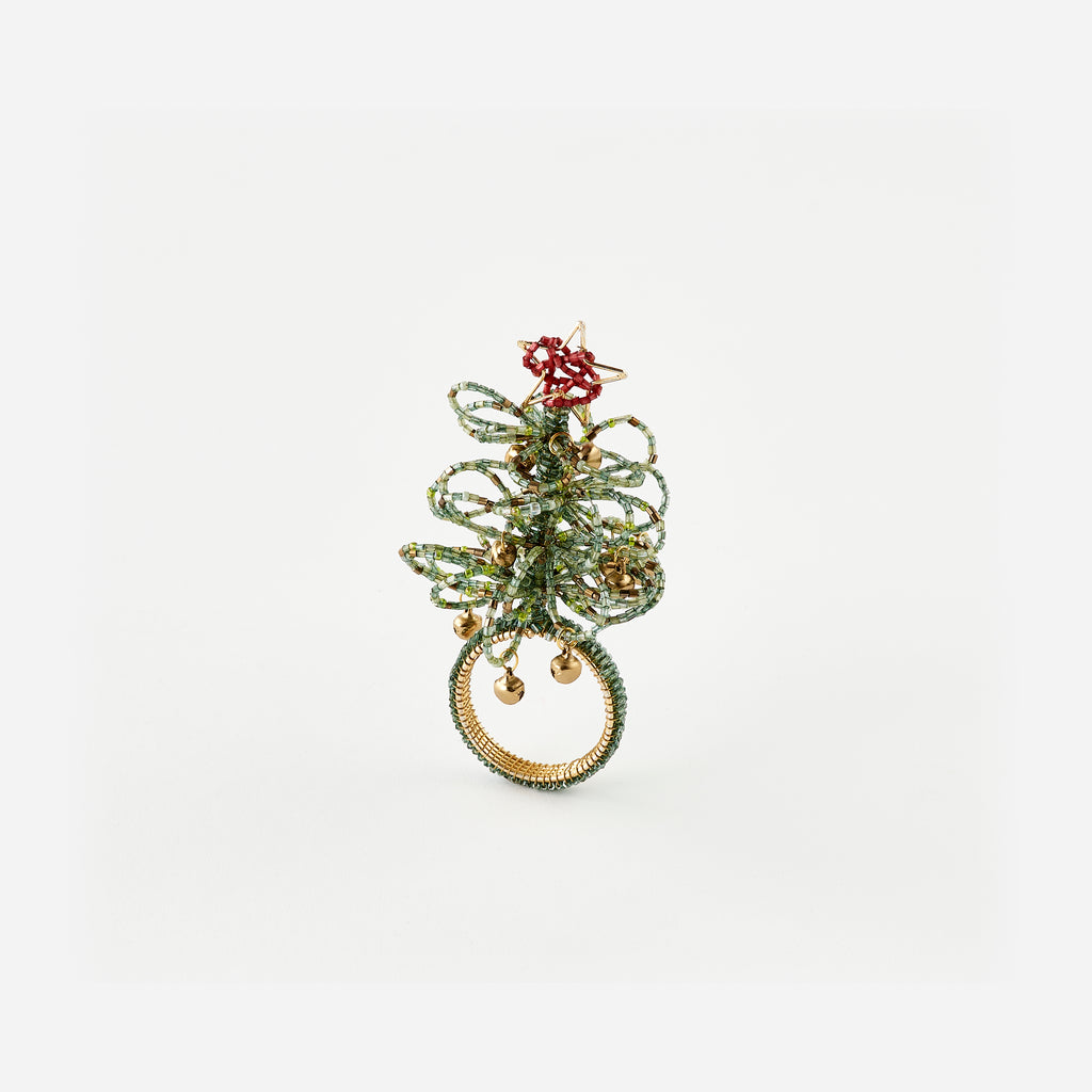 Beaded Tree Napkin Ring