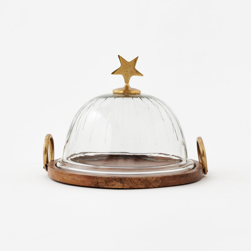 Star Dome with Wood Base
