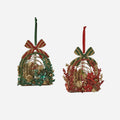 Bird Cage Ornament, Set of 2 Assorted