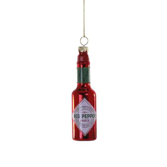 Hot Sauce Ornament - Red Pepper