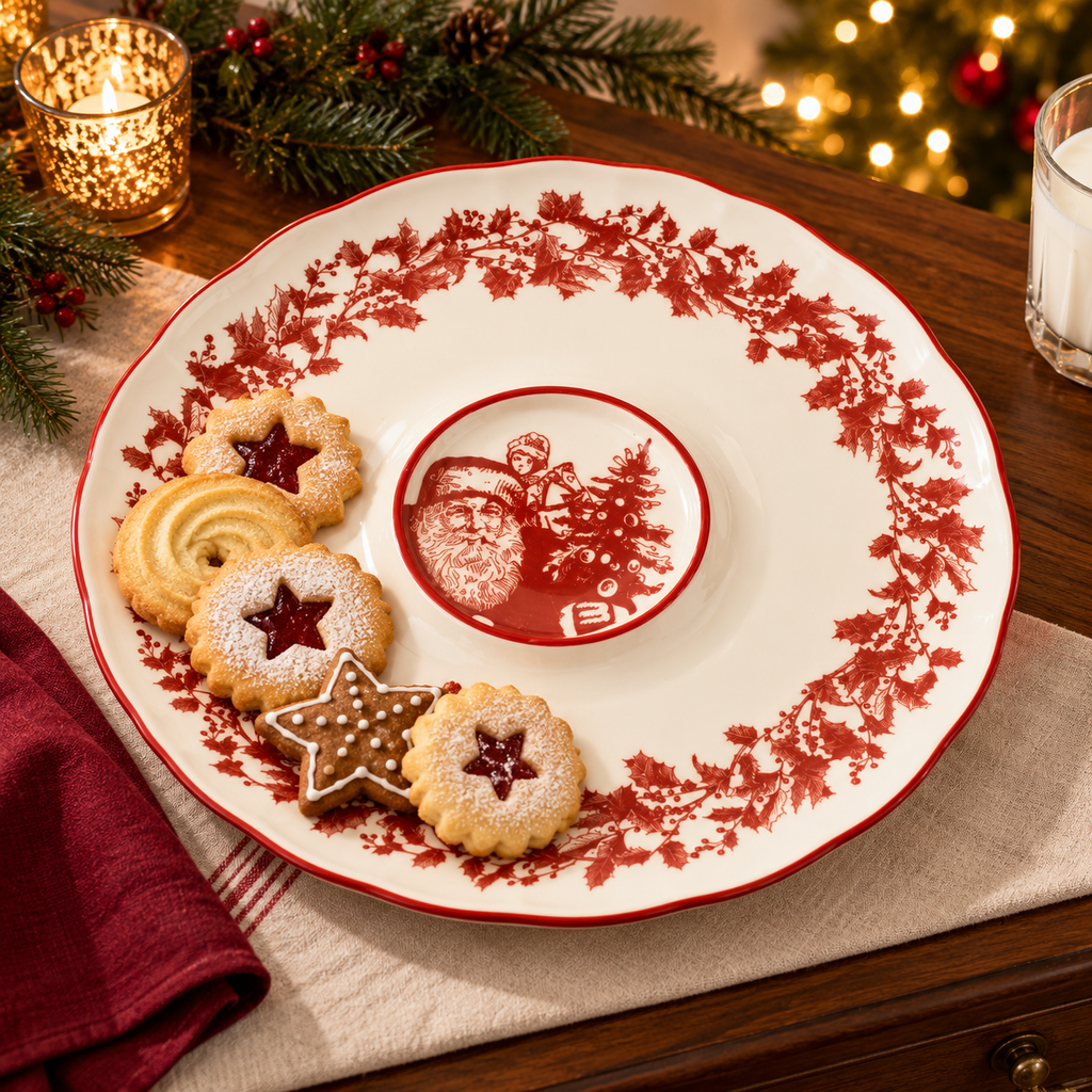 Yuletide Serving Platter