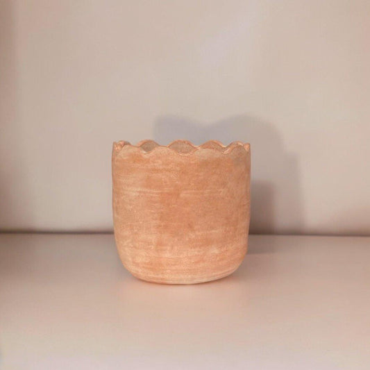 Wavy Terracotta Planter