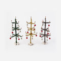Sisal Tree with Ball Ornament, Set of 3 Assorted