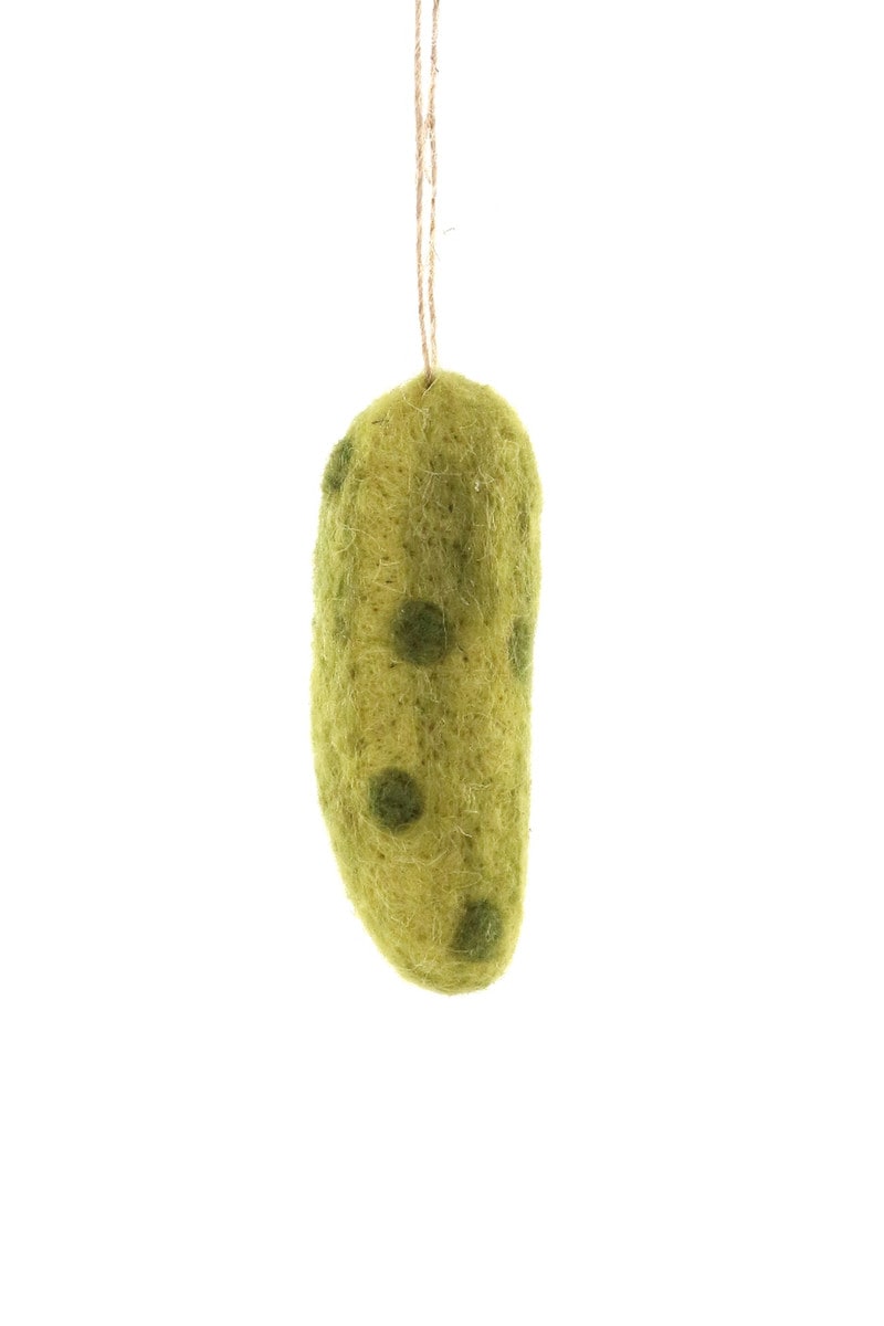 Felt Pickle Ornament