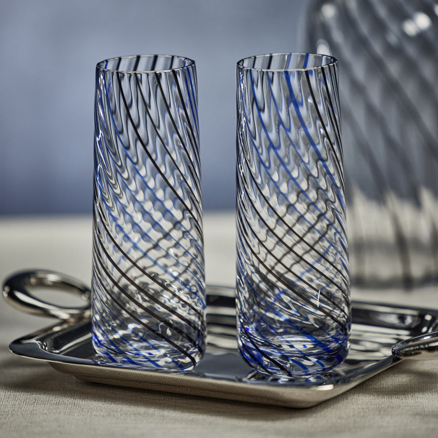 Marina Swirl Glassware Collection