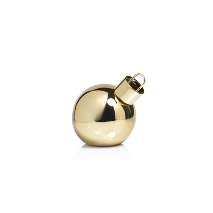 LED Metallic Glass Oversized Ornament Ball - Gold - Christmas Trees by Carlyle Avenue