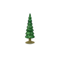 Miramonti Glass Tree on Gold Glitter Base - Classic Green - Christmas Trees by Carlyle Avenue