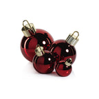 LED Metallic Glass Ornament Ball - Red - Holiday Decor by Carlyle Avenue