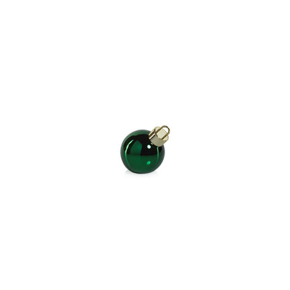 LED Metallic Glass Ornament Ball - Green - Christmas Trees by Carlyle Avenue
