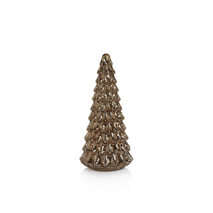 Davos LED Antique Tree - Gold - Christmas Decor by Carlyle Avenue