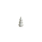 Matte White Alpina Porcelain Tree with Gold Trim - Holiday Decor by Carlyle Avenue