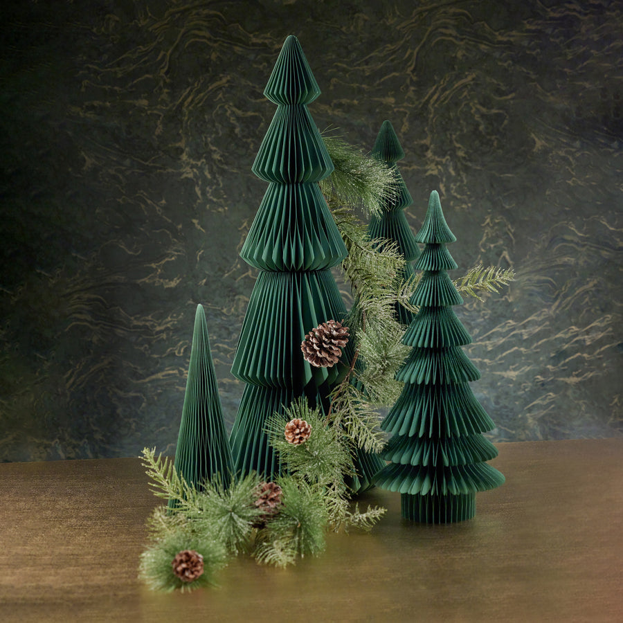 Douglas Fir with Pine Cone Garland