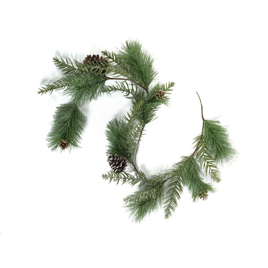 Douglas Fir with Pine Cone Garland