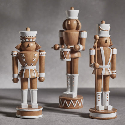 Decorative Nutcracker - Brown - Christmas Decor by Carlyle Avenue