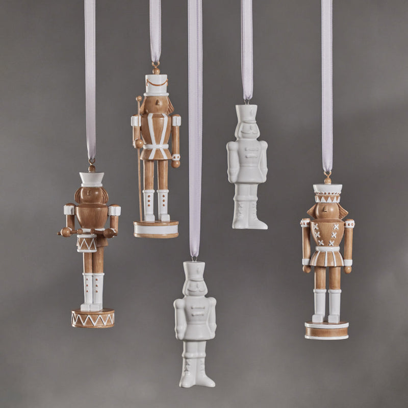 Nutcracker Ornaments - Brown - Christmas Decor by Carlyle Avenue