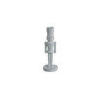 Nutcracker Taper Holder - Matte White - Candle Holders by Carlyle Avenue