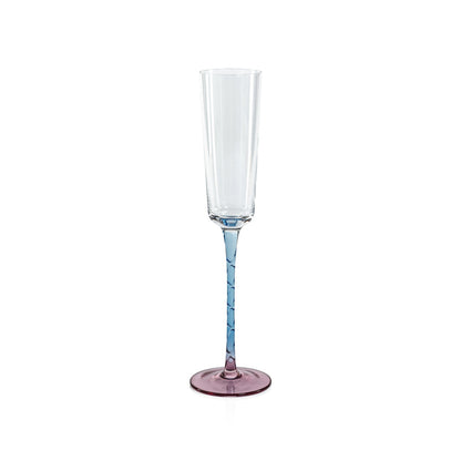 Vicenza Glassware - Pink and Blue - Drinkware Sets by Carlyle Avenue