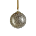 Golden Sugar Bead Glass Ball Ornament - Gold - Ornaments by Carlyle Avenue